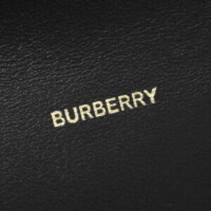Burberry Black Halton Check Long Beige Wallet EV